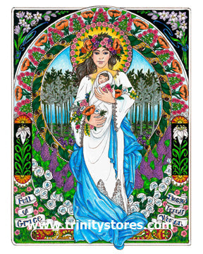 Nov 26 - “Mary, Mother of God” © artwork by Brenda Nippert.