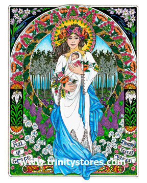 Nov 26 - “Mary, Mother of God” © artwork by Brenda Nippert.