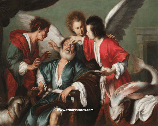 Nov 27 - “Healing of Tobit” by Museum Religious Art Classics.