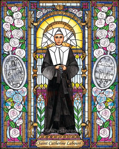 Nov 28 - St. Catherine Labouré artwork by Brenda Nippert. - trinitystores