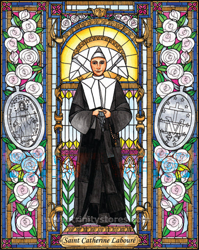 Nov 28 - “St. Catherine Labouré” © artwork by Brenda Nippert.