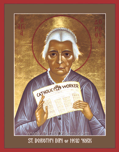 Nov 29 - “Dorothy Day of New York” © icon by Br. Robert Lentz, OFM.