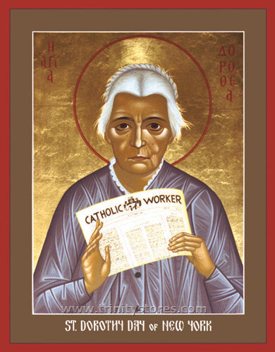 Nov 29 - “Dorothy Day of New York” © icon by Br. Robert Lentz, OFM.