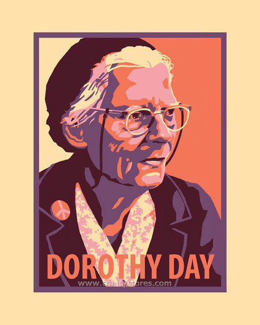 Nov 29 - Dorothy Day, Elder - artwork by Julie Lonneman. - trinitystores