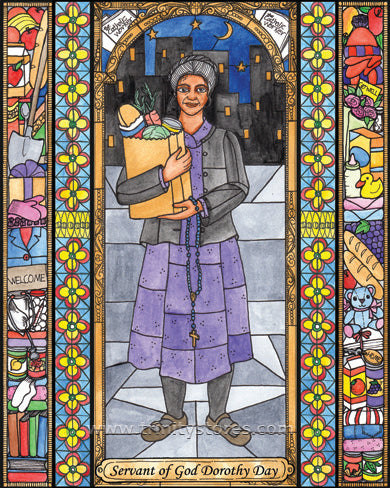 Nov 29 - “Dorothy Day, Servant of God” © artwork by Brenda Nippert