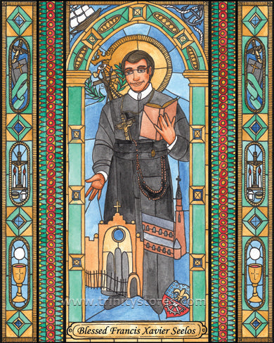 Oct 5 - “Bl. Francis Xavier Seelos” © artwork by Brenda Nippert.