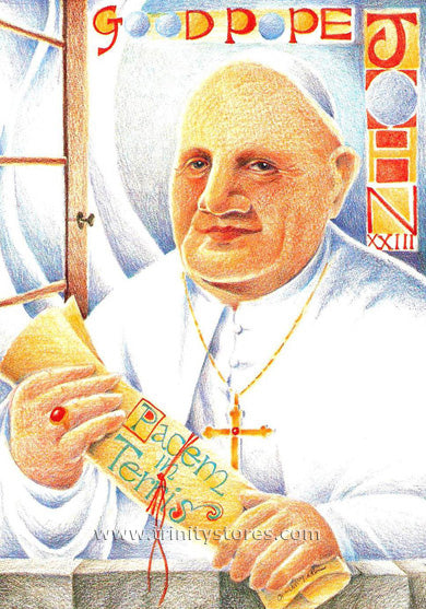 Oct 11 - “St. John XXIII” © icon by Br. Mickey McGrath, OSFS.