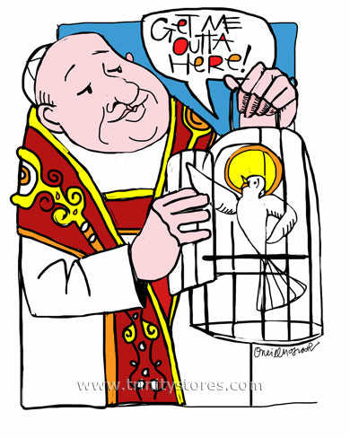 Oct 12 - “St. John XXIII” © icon by Br. Mickey McGrath, OSFS.