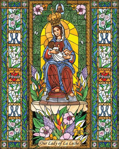 Oct 12 - Our Lady of the Milk artwork by Brenda Nippert. - trinitystores