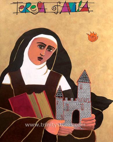 Oct 14 - St. Teresa of Avila artwork by Br. Mickey McGrath, OSFS. - trinitystores