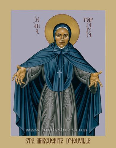 Oct 16 - St. Marguerite d'Youville icon by Br. Robert Lentz, OFM. - trinitystores