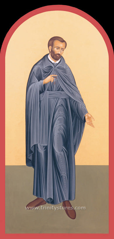 Oct 19 - “St. Isaac Jogues” © icon by Br. Robert Lentz, OFM.