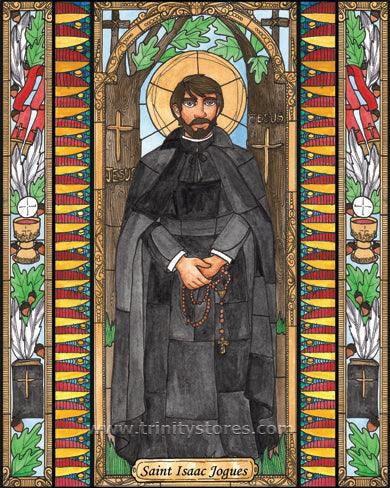 Oct 19 - St. Isaac Jogues artwork by Brenda Nippert. - trinitystores