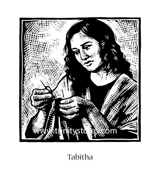 Oct 25 - “St. Tabitha” © artwork by Julie Lonneman.
