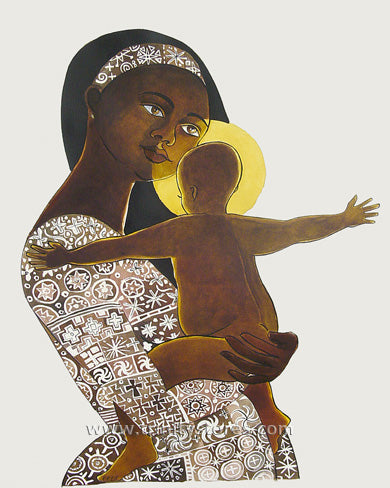 Oct 26 - “Mary, Mother of God” © artwork by Br. Mickey McGrath, OSFS.