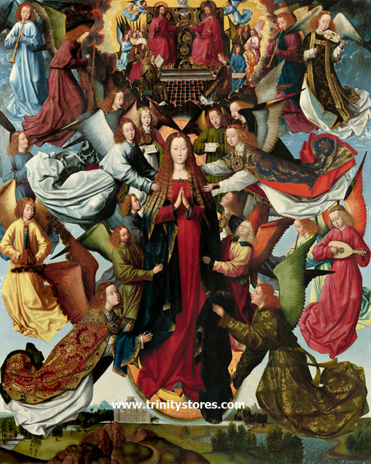 Oct 31 - “Mary, Queen of Heaven” by Museum Religious Art Classics.