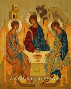 Sep 1 - Holy Trinity icon by Joan Cole. - trinitystores