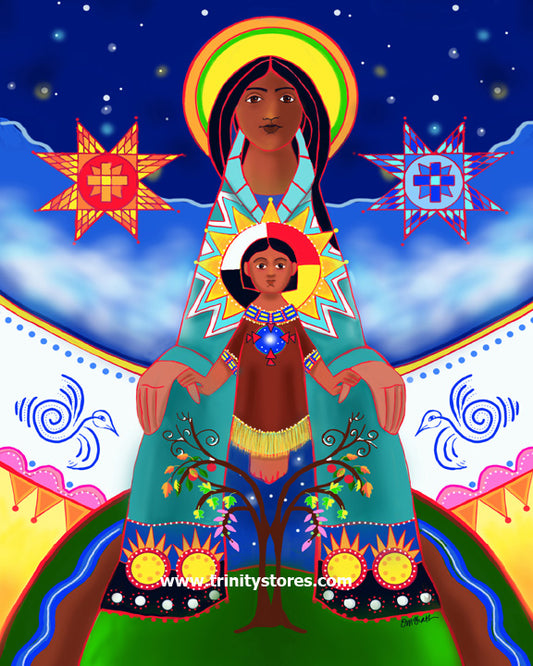 Sep 2 - “Lakota Tipi Madonna” © artwork by Br. Mickey McGrath, OSFS.