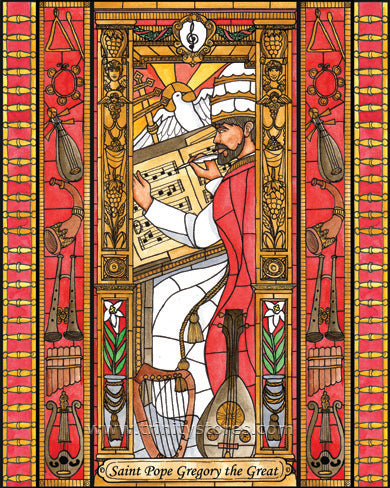 Sep 03 - “St. Gregory the Great” © artwork by Brenda Nippert