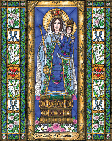 Sep 4 - “Our Lady of Consolation” © artwork by Brenda Nippert.