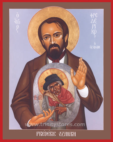 Sep 8 - “Frédéric Ozanam” © icon by Br. Robert Lentz, OFM.