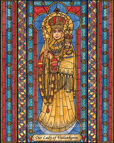 Sep 8 - Our Lady of Vailankanni - artwork by Brenda Nippert. - trinitystores