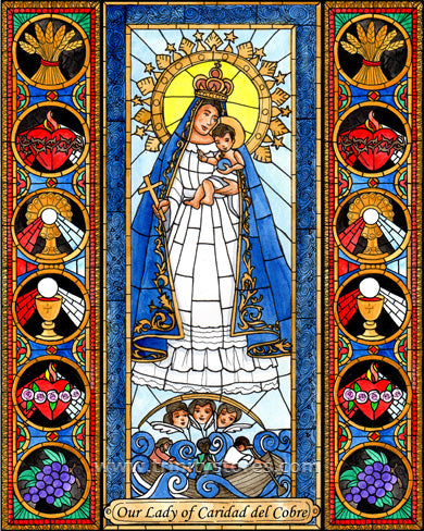 Sep 9 - “Our Lady of Caridad del Cobra” © artwork by Brenda Nippert.