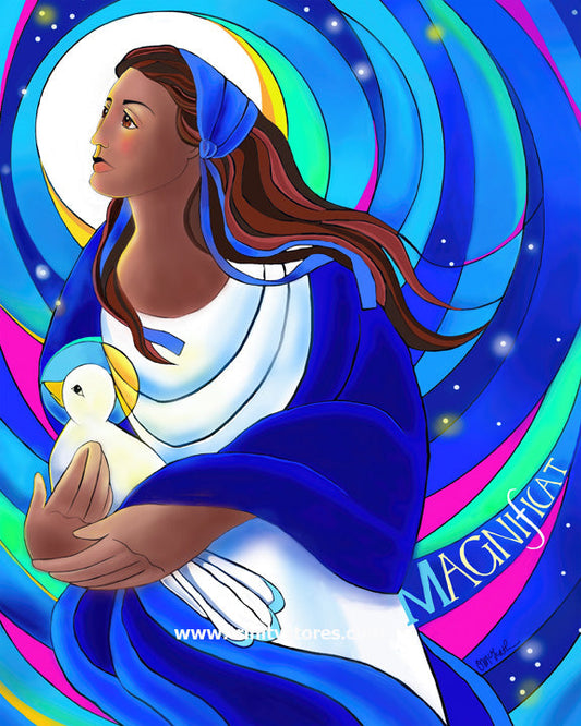 Sep 9 - “Magnificat” © artwork by Br. Mickey McGrath, OSFS.