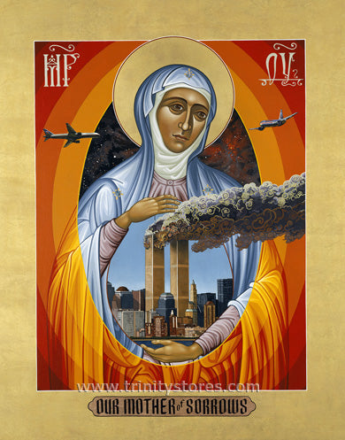 Sep 11 - “Our Mother of Sorrows” © icon by Lewis Williams, OFS.