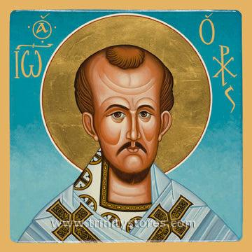 Sep 13 - St. John Crysostom icon by Joan Cole. - trinitystores