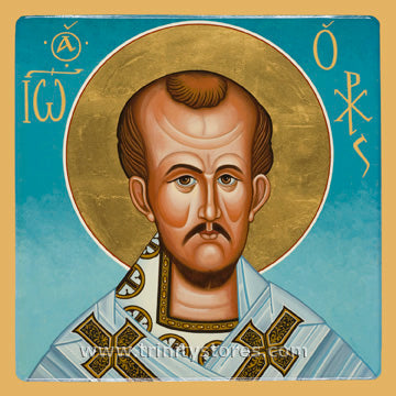 Sep 13 - “St. John Crysostom” © icon by Joan Cole