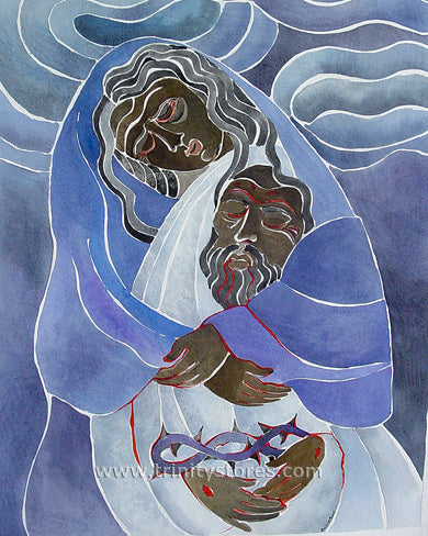 Sep 15 - “Mary, Mother of Sorrows” © artwork by Br Mickey McGrath, OSFS.