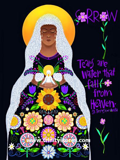 Sep 15 - Our Lady of Sorrows artwork by Br Mickey McGrath, OSFS. - trinitystores