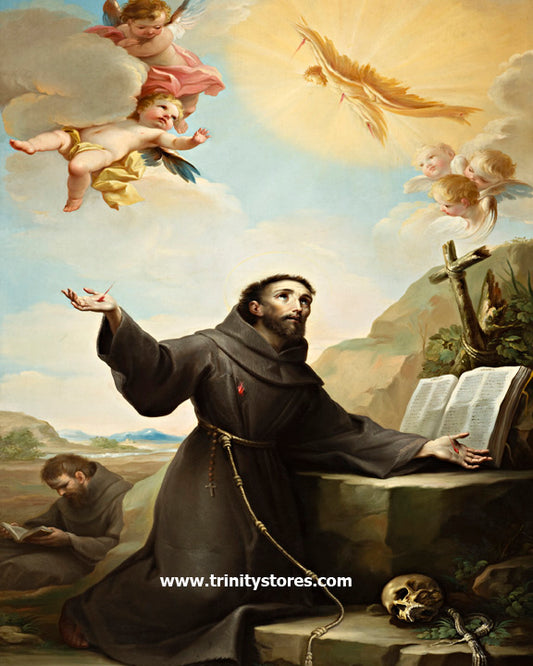 Sep 16 - “St. Francis of Assisi Receiving Stigmata” by Museum Religious Art Classics.