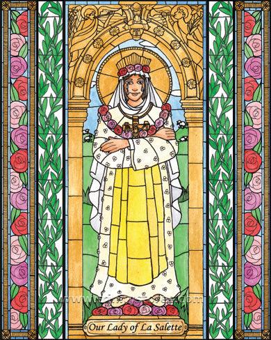 Sep 19 - Our Lady of La Salette artwork by Brenda Nippert. - trinitystores