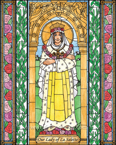 Sep 19 - “Our Lady of La Salette” © artwork by Brenda Nippert