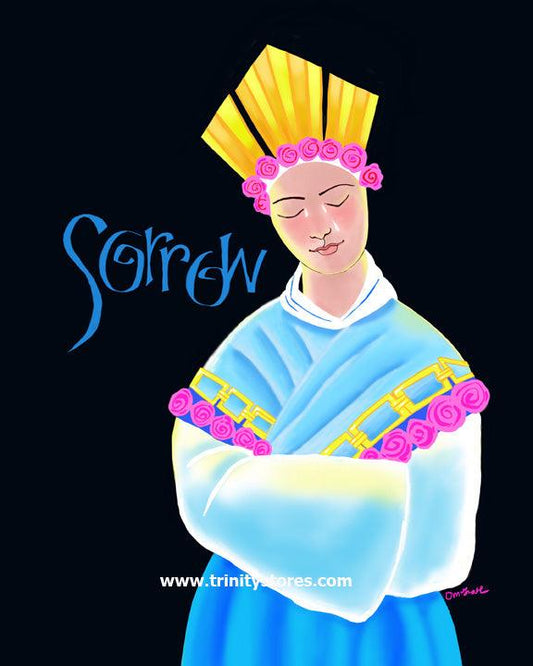 Sep 19 - Our Lady of La Salette artwork by Br Mickey McGrath, OSFS. - trinitystores