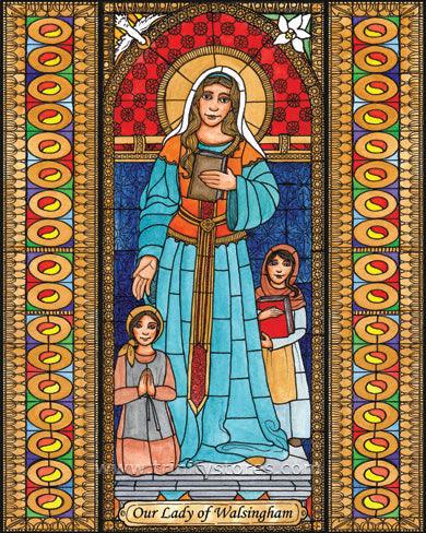 Sep 24 - Our Lady of Walsingham artwork by Brenda Nippert. - trinitystores