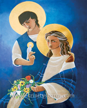 Sep 24 - “Madonna and Son” © artwork by Br Mickey McGrath, OSFS.