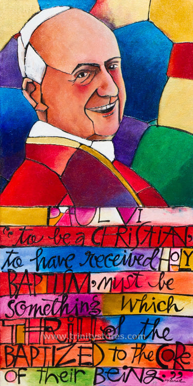 Sep 26 - “St. Paul VI” © artwork by Br. Mickey McGrath, OSFS.