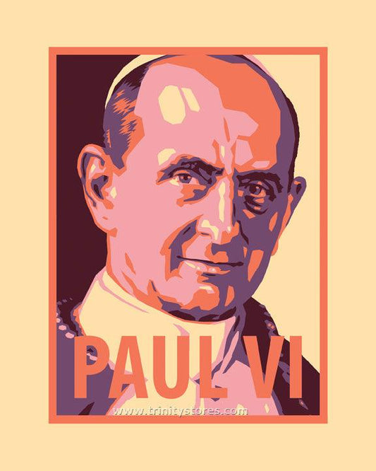 Sep 26 - St. Pope Paul VI artwork by Julie Lonneman. - trinitystores