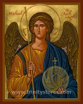 Sep 29 - St. Michael Archangel icon by Joan Cole. - trinitystores