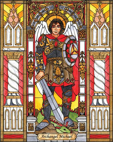 Sep 29 - St. Michael Archangel artwork by Brenda Nippert. - trinitystores