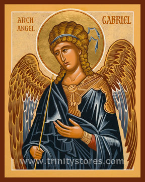 Sep 29 - “St. Gabriel Archangel” © icon by Joan Cole.