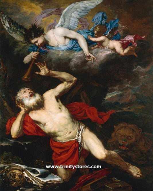 Sep 30 - St. Jerome in the Wilderness by Museum Religious Art Classics. - trinitystores