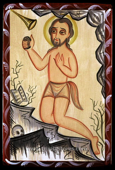 Sep 30 - “St. Jerome” © retablos art by Br. Arturo Olivas, OFS.