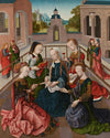Mary and Child with Four Holy Virgins