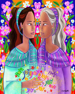 Visitation With Flowers