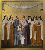 Sts. Louis and Zélie Martin with St. Thérèse of Lisieux and Siblings