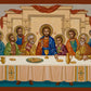 Wall Frame Espresso, Matted - Last Supper by Joan Cole - Trinity Stores